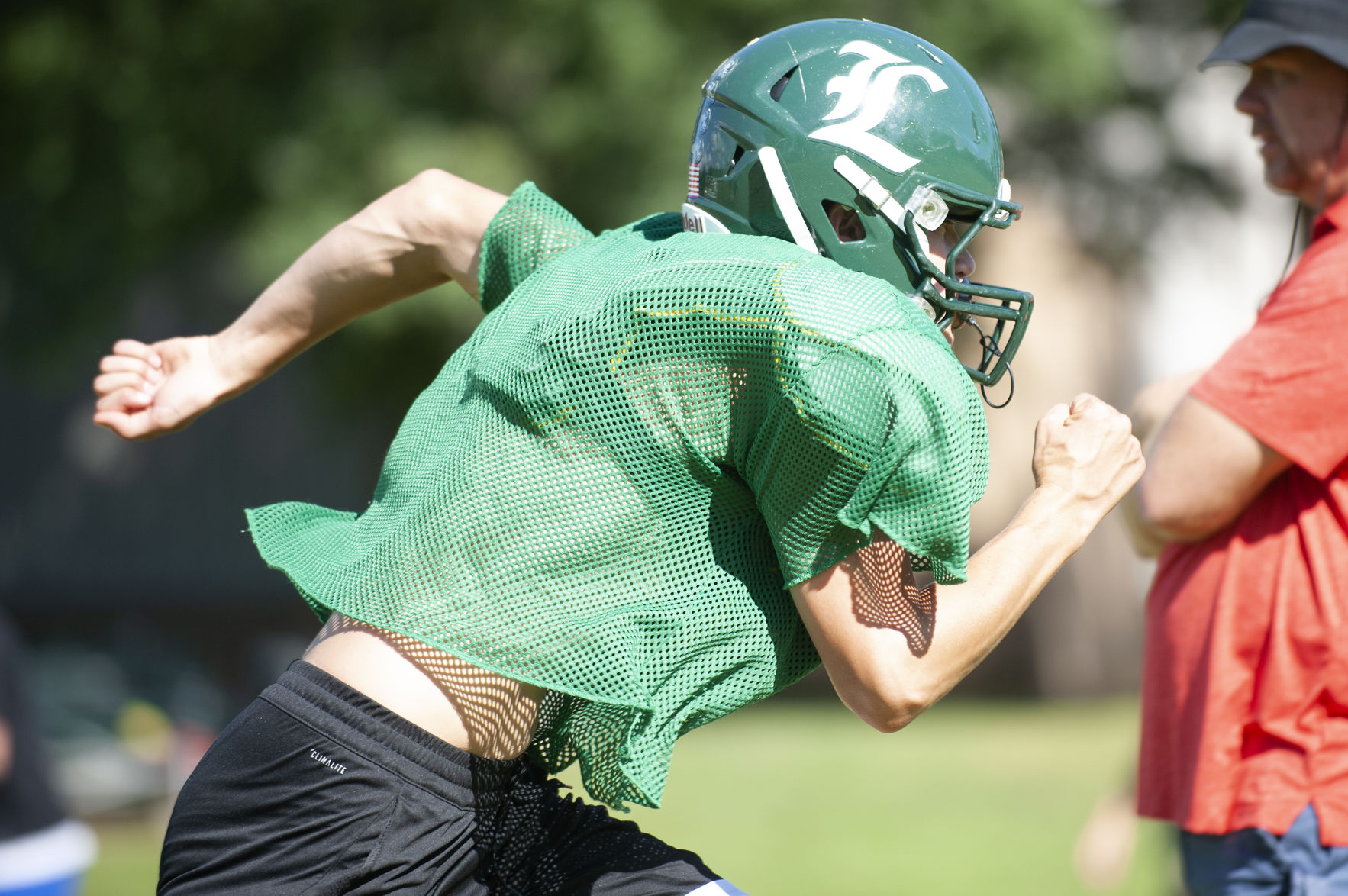 Metro-East Lutheran High School football practice